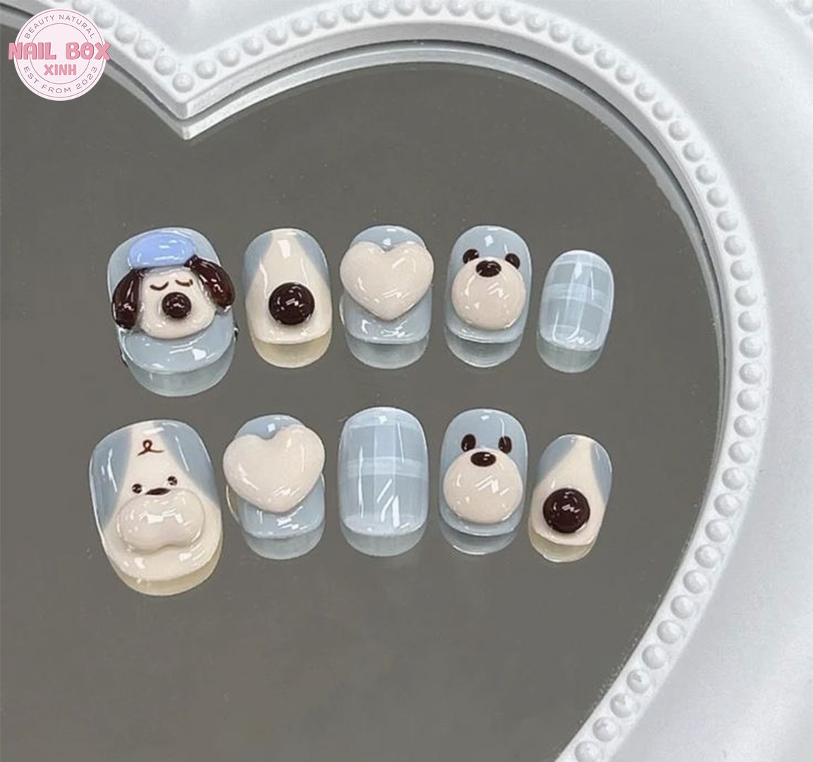 Nail box nail up chan đep