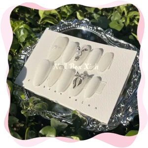 Nail box thiết kế cao cấp đính nơ